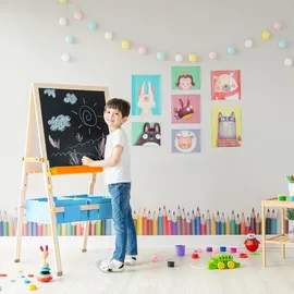 Teamson Kids Vangogh Kinder Staffelei 1 St. Blau/Grün