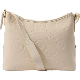 Valentino Samba Re Umhängetasche Polyurethan Beige/Weiß