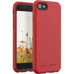 Just Green Bio Case (iPhone 7, iPhone 6, iPhone 8, iPhone SE (2020), iPhone SE (2022)), Smartphone Hülle, Rot