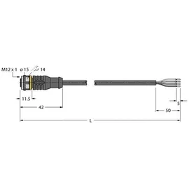 Turck Aktuator- u. Sensorleitung RKC4.4T-10/TEL