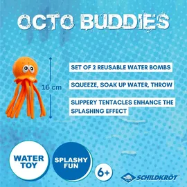 Donic Schildkröt Schildkröt 970261 - Octo Buddies, 2er Set, Wasserbomben-Spaß, Wasserspielzeug