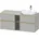 Waschtischunterschrank 140x55cm 2 SBK 2 A B R g pol/grau ma