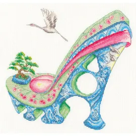 Bothy Threads Kreuzstich Set Osaka-Frühling Zählmuster