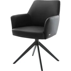 DeLife Polsterstuhl Xana-Flex Leder schwarz
