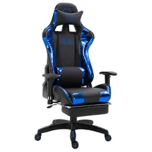 CLP Turbo XL Kunstleder schwarz/glanz blau