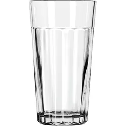 Cooler Glas Paneled Tumblers, Libbey - 473ml (12 Stk.) - 12er Karton - 12er Karton, ohne Eiche
