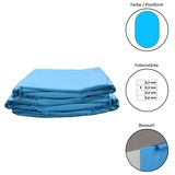 Poolfolie Ersatzfolie Ovalformbecken 610x360x132cm - Dicke 0,3mm - overlap -