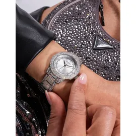 GUESS Damen Armbanduhr Shooting Star Silber GW0746L1 - Silber
