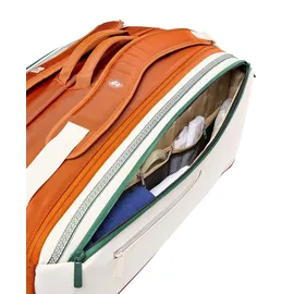 Wilson Roland Garros 2026 9pk Racket Bag Cream/Clay - Weiß,Orange
