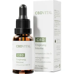 CBD VITAL Vollspektrum Öl Ursprung Intense 20 ml