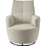 Set One by Musterring Relaxsessel »SO 1450«, mit Dreh- und Wippfunktion, wahlweise mit Hocker erhältlich beige