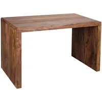 KADIMA DESIGN Schreibtisch BOHA Massiv-Holz Sheesham Computertisch 120 cm