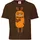 LOGOSHIRT T-Shirt LOGOSHIRT "Sendung mit der Maus - Maus", Mädchen, Gr. 128, braun, 100% Baumwolle, unifarben, normal, Rundhals, Shirts T-Shirt, mit coolem Print