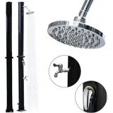 Swanew - Solardusche Maximaler Druck 3,5 bar schwenkbarer Duschkopf Pooldusche für den Garten bis 60°C Einstellbare Temperatur 20L Ohne Schutzhülle