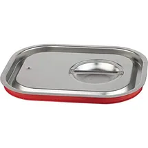APS GN 1/1 Transport-Steck-Deckel, Silikondichtung, Griffmulde und Loch gegen Unterdruck, nicht für Kombidämpfer geeignet