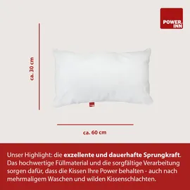 POWER INN POWER INN® Innenkissen Polyester | Rechteckig | 30 x 60 cm