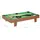 vidaXL 3-Fuß-Mini-Billardtisch 92×52×19 cm Braun und Grün