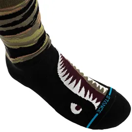 Stance Warbird Sneakersocken 1er Pack Schwarz/Grün 43-47