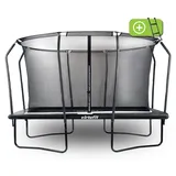 VirtuFit Premium-Trampolin 244 x 366 cm Schwarz
