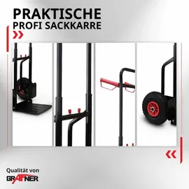 Grafner Sackkarre Transportkarre Stapelkarre ausziehbar / klappbar 200 kg