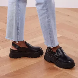 Buffalo Aspha Clog Snd Damen Vegan Box Black EUR 41 - 41 EU