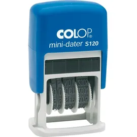 Colop Datumstempel Mini-Dater S 120 selbstfärbend schwarz,