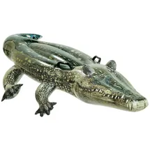 Intex Schwimmtier Krokodil - Reittier Aufblastier Luftmatratze Pool Alligator,