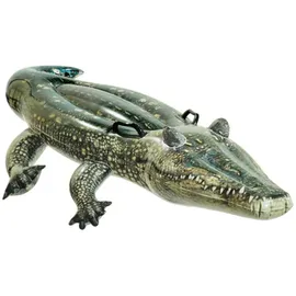 Intex Schwimmtier Krokodil - Reittier Aufblastier Luftmatratze Pool Alligator,