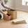 Relaxdays Hundetreppe 2 Stufen Beige 40 cm x 35 cm x 32 cm