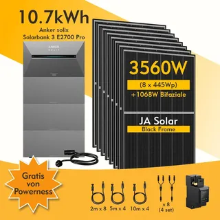 Pro, 6-8 Solarmodule, mit MC4 Kabel