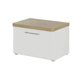 Möbel Kraft Rovato 60,3 x 40,8 x 43,4 cm hochglänzend / weiß