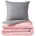 COFI Grau/Rosa 200 x 220 cm 2 x 80 x 80 cm