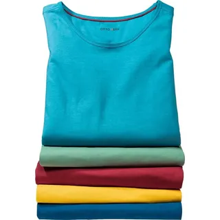 Otto Kern Tanktop (Packung, 5er-Pack) formstabile, farbsatte Qualität, aus 100% Baumwolle bunt M
