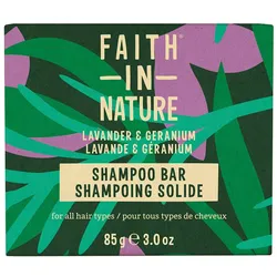 Faith in Nature Lavender & Geranium Shampoo Bar 85 g