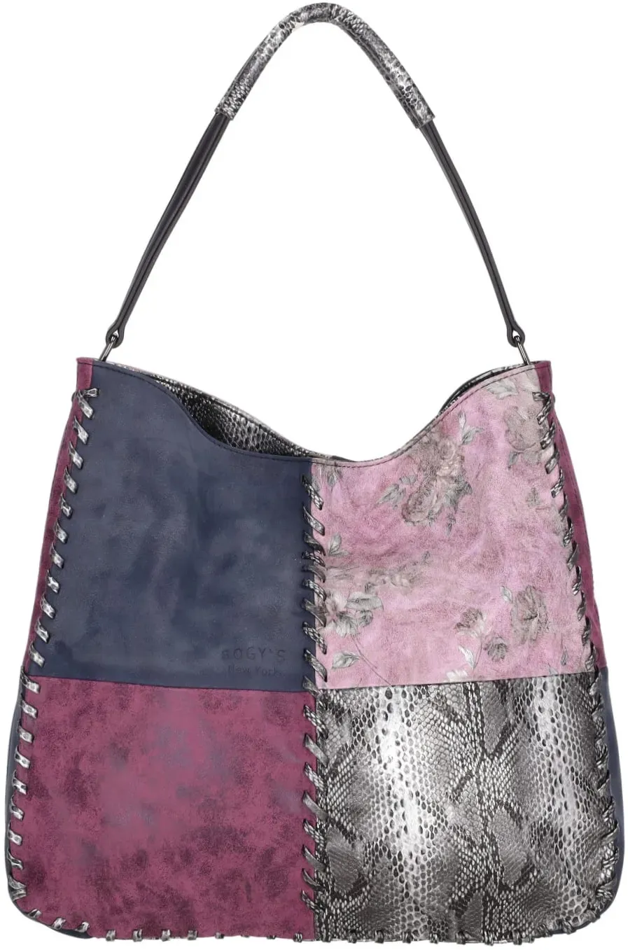 Bogy's Beuteltasche Hippy Romance Bucket Bag 50532 purple-blue-grey
