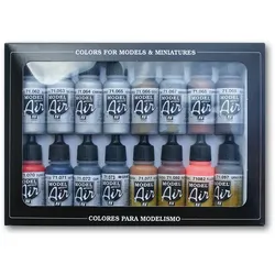 Metallic Colors | 16 Model Air Vallejo Airbrush-Modellbau-Farben