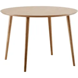 Esstisch ANDAS, braun (eiche), B:100cm H:80cm T:100cm, Tische, Holzfurnier aus Eiche