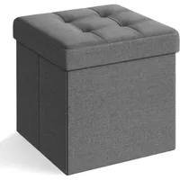 Songmics Sitzwürfel 38 x 38 x 38 cm Grau