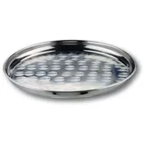 Lacor Garinox Serviertablett aus Edelstahl, Silber, 36 cm, 14136, One Size, 36 cm