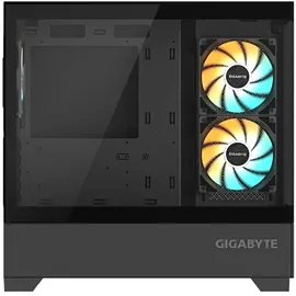 Gigabyte C201 Panoramic PC-Gehäuse – Mid-Tower, m-ATX, Unterstützung für 360-mm-Radiator, 3 Lüfter, USB 3.0, unterstützt RGB Fusion
