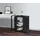 OTTO home Rollwagen OTTO HOME "LOKVE, Rollcontainer, Druckertisch, Rollregal", schwarz, B:60cm H:75cm T:35cm, Holzwerkstoff, Rollwagen, Rollwagen, Rollen feststellbar, 6 Fächer, Höhe 75 cm