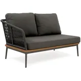 Niehoff Freeport Lounge Anbaumodul links schwarz