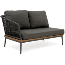 Niehoff Freeport Lounge Anbaumodul links schwarz