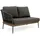 Niehoff Freeport Lounge Anbaumodul links schwarz