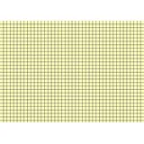 Brunnen 102250210 Karteikarte A5 kariert 100 Stück, eingeschweißt) gelb