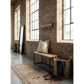 KADIMA DESIGN Wandgarderobe Mango Massivholz Braun