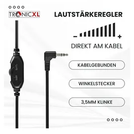TronicXL Fernseh Kopfhörer Grau