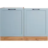 KOCHSTATION Spülenschrank »KS-Lana«, Breite 120 cm, blau