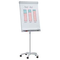 Franken Flipchart »Pro Mobil« silber, 19 cm