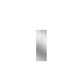 MID.YOU Drehtürenschrank Projekt X 130 x 193 x 34 cm Weiß